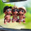 2D Monkey-Shaped Car Pendant Mirror Rearview Decor C5Z1 Model Interior Accessory 4