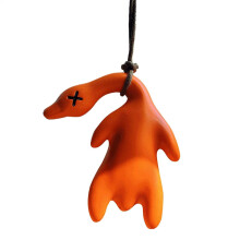 Uv Color-Changing Duck Car Pendant Resin Roasting Duck Car Interior Ornament For Rearview Mirror Hanging