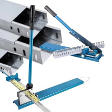 Aluminum And Steel Rail Cutter, Double Hole Precision Cutting Machine For Table Channel And Slotted Rail Fabrication