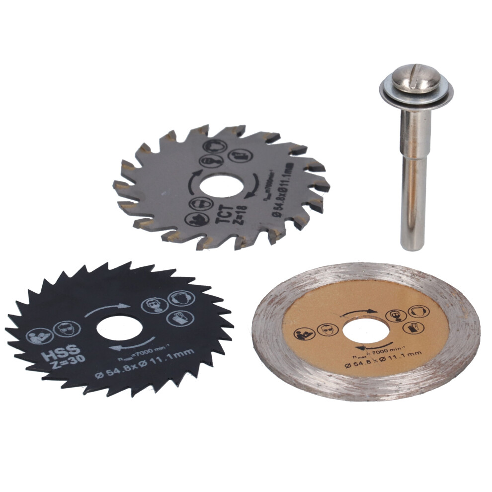54.8Mm Hss Circular Saw Blades Set For Metal & Wood Cutting 4911357999519