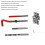 Thread Repair Kit M8x1.25mm Screw Coil Inserts Tapping Wrench Set 4