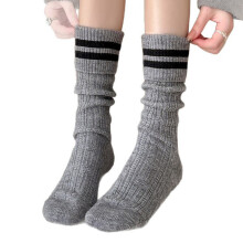 Boot Socks for Women Ladies Winter Knitted Warm-Dark Grey os