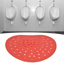 Scented Red Urinal Screen Mat - Fits All Mainstream Urinals 19x17cm Size