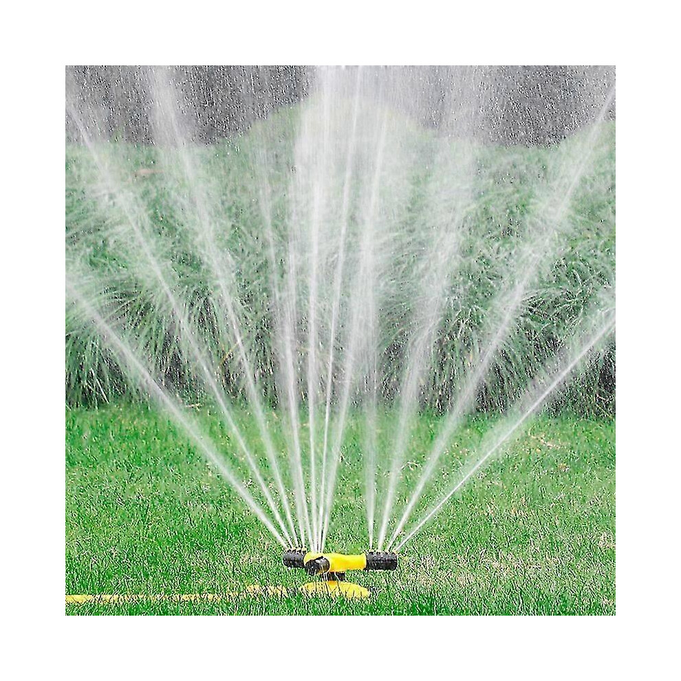 Kikidex (As Show, One Size) 360 Automatic Rotating Lawn Sprinkler Watering System For Garden Yard Lawn