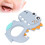 Easy-Clean Dinosaur Silicone Teether for Baby Teething Pain Relief 13