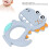 Easy-Clean Dinosaur Silicone Teether for Baby Teething Pain Relief 7