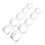 2 Set Gesichtshaar-Styling-Vorlagen 5 verschiedene 10
