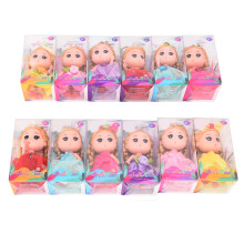 12 pièces poupées porte-clés 9 cm jouets en PVC colorés 3+