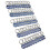 Numbered Keychains 1-30, Aluminum Gym Locker Keyring Engraved Tags 1