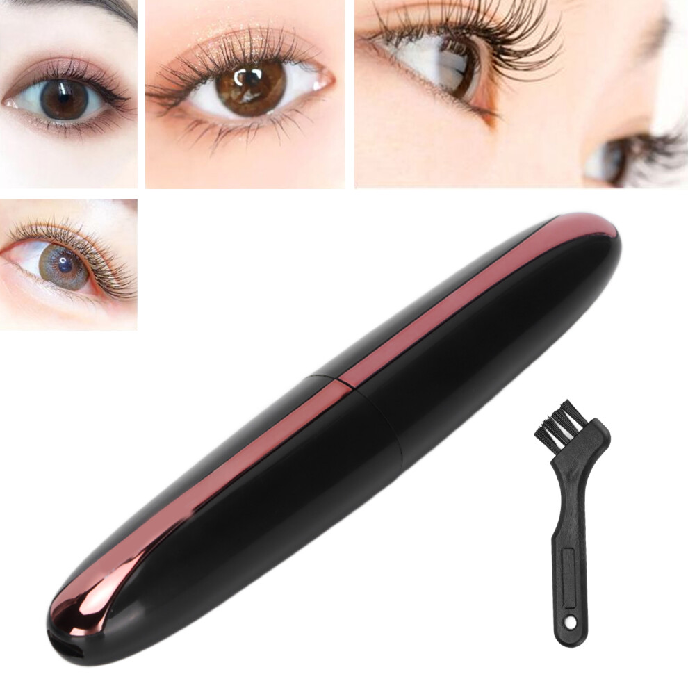 Black Usb Rechargeable Electric Eyelash Curler, 450Mah,