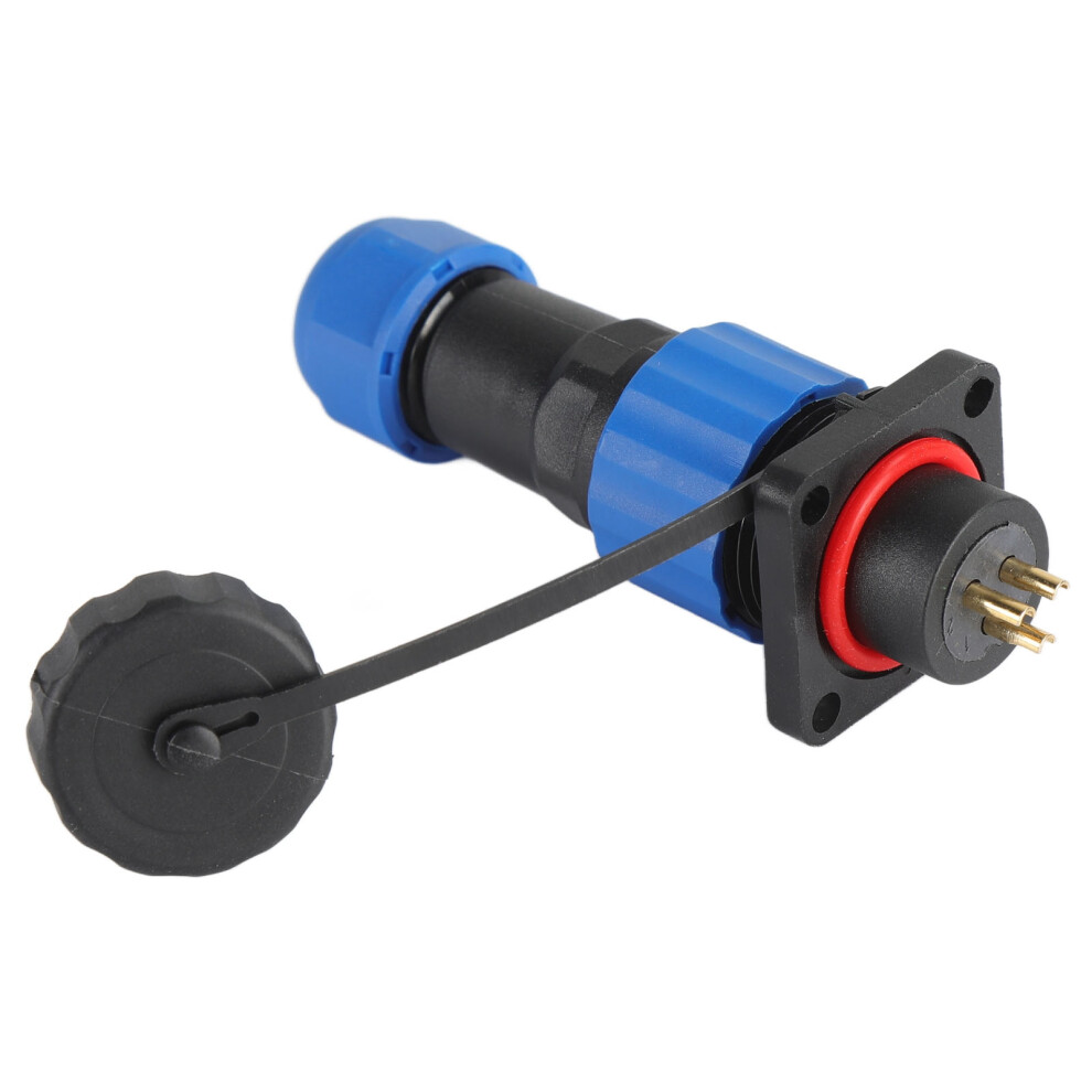 Square Ip68 Waterproof Power Adapter Sp163 380V 10A Industrial Terminal Plug 9421358006246