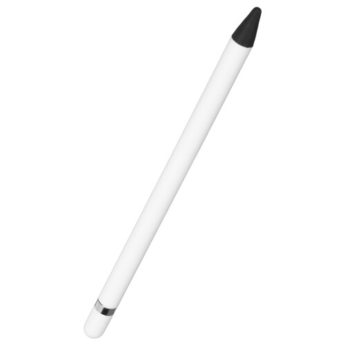 Penna stilo con punta in fibra bianca per touchscreen