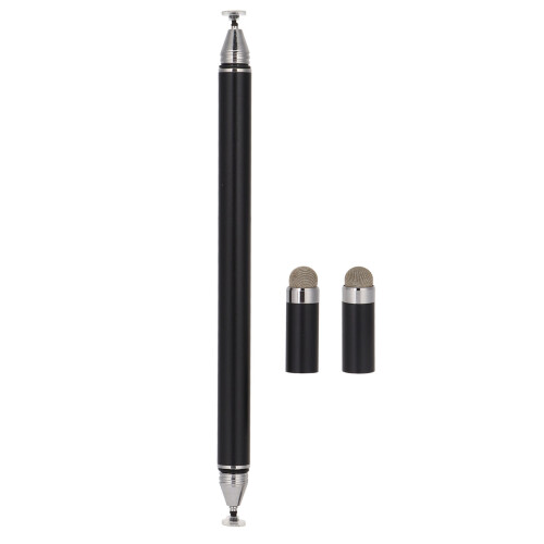 Stylet 2 en 1 en alliage noir haute précision 1