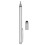 Penna stilo 2 funzioni compatta alluminio argento 8