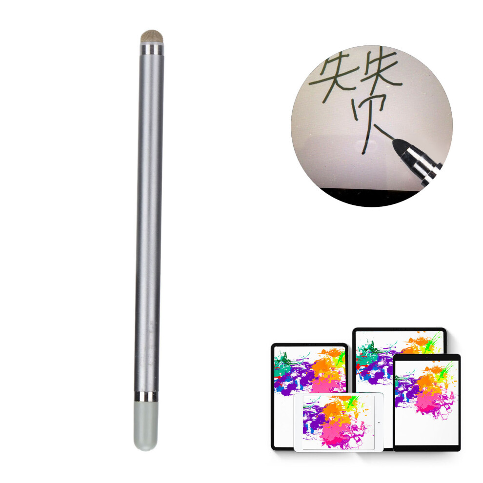 Metal Fiber Tip Stylus Pen For Phones & Tablets Gray 4931358007167