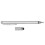 Penna stilo 2 funzioni compatta alluminio argento 9