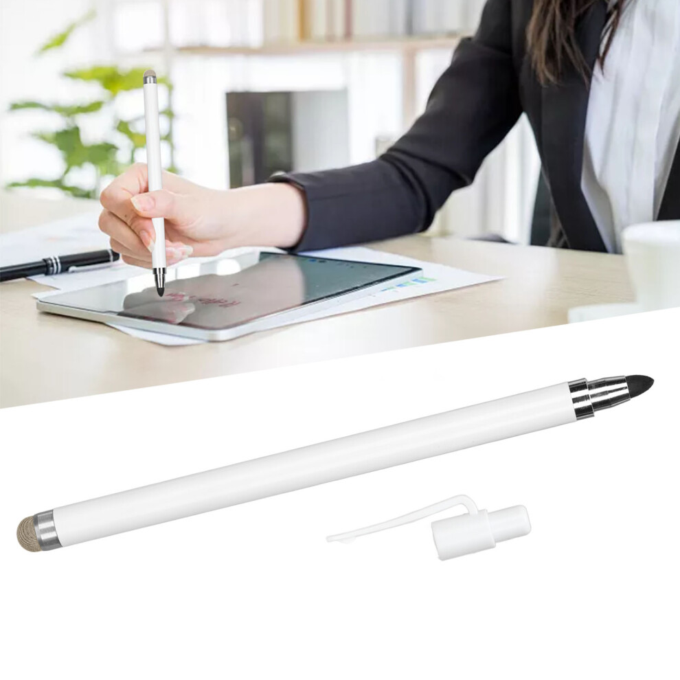 Aluminum Stylus Pen For Tablets, Accurate Control, White 7671358006797