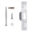 Oversized Door Frame Reinforcement Plate Extended Lip-Silver 1