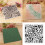 Textured Stamping Template for Art Projects Reusable Plastic 2