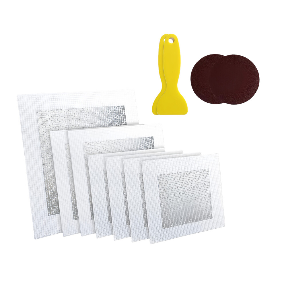 Instants Wall Damage Repair Set Aluminum Meshes Panel Scraper 7754000272235