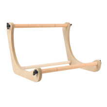 Natural Wood Embroidery Stand With Travel Friendly Designs
