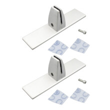 Fireplaces Screen Mounting Clamps Support Screens,-Silver