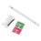 Stylet 2 en 1 capacitif pour écran tactile blanc avec embouts 14