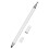 Stylet 2 en 1 capacitif pour écran tactile blanc avec embouts 9