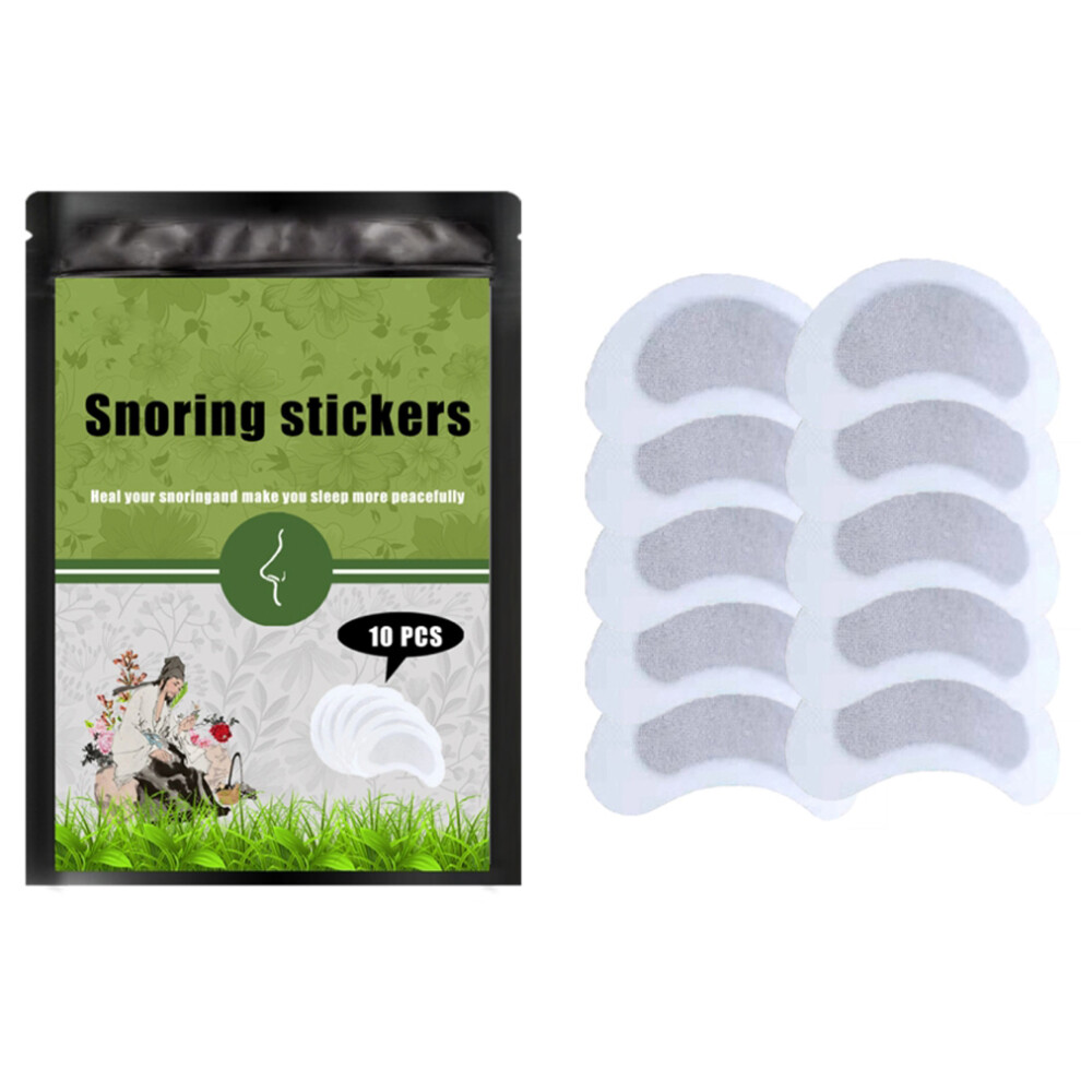Sleep Talk Anti Snore Patches 10pcs Ventilation Snoring Strips for Quiet Rest