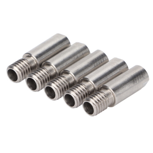 Durable 5PCS Cold Water Milling Pipe for 3D Printers - Stainless Steel 2