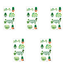 StPatrick's Day Shamrock Body Art Tattoos Easy Peels Transfer-83
