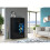 Creative Furniture Arcadia Display Cabinet 140cm - Black with Gloss Doors 2