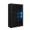 Creative Furniture Arcadia Display Cabinet 140cm - Black with Gloss Doors 6