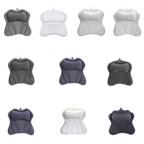 6 Suction Cup Butterfly Shape Bath Pillow For Bathtub-SS3 1