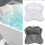 6 Suction Cup Butterfly Shape Bath Pillow For Bathtub-SS3 3