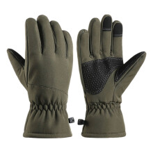 Warm Gloves With Thermals Insulation, Windproof Back-Green XXXL