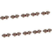 10Pcs Retro Metal Cheongsam Knot Button Traditional Chinese-D