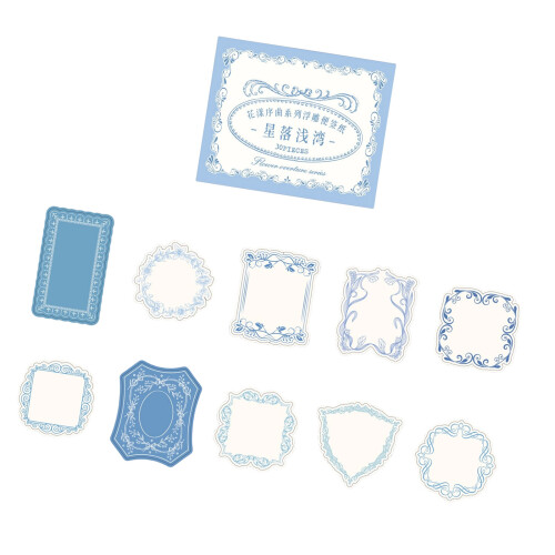 30 Sheets Flower Embossed Scrapbooking Paper-Starfall Bay