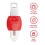Quick Install Door Security Lock Compact Metal Construction-Red 5