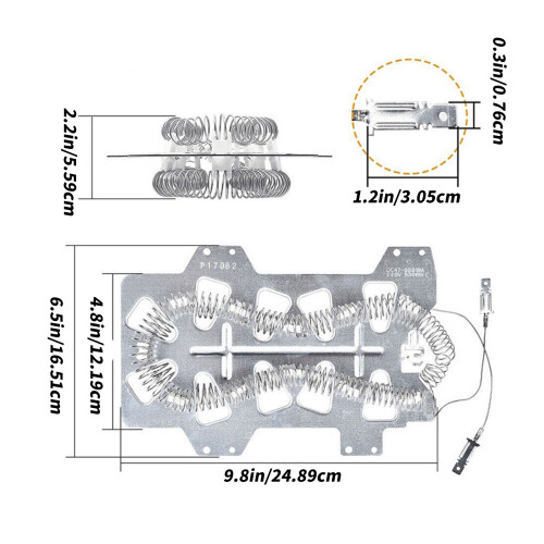 High Strength Dryer Heating Component Suitable for Multiple 2