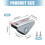 TPE Rubber Quiet Rotate Casters Base Smooth-0.5 inches 4