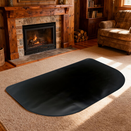 Fireplaces Floor Protectors Rug High Temperature Resistant 1