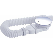(As show, One size) Shower drain 90 mm with anti-odor flap for shower tray, waste set