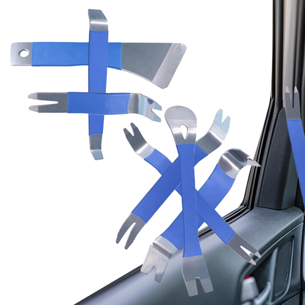 Auto Trim Removal Tool Kit 7-Piece Set, Ergonomic Nylon Pry Tools for Car Panel Clips, Vehicle Interior Door Window Panel Repair-image-OPC-PMR9KMZ-NEW