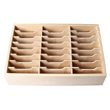 24 Grid Holz Desktop Storage Box Handy Management
