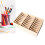 24 Grid Holz Desktop Storage Box Handy Management 12