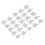 25PCS Schiebefensterschloss Aluminiumlegierung 7