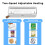 Meerdere functionele Food Defender 3000mAh batterij Dun ABS Plan 3