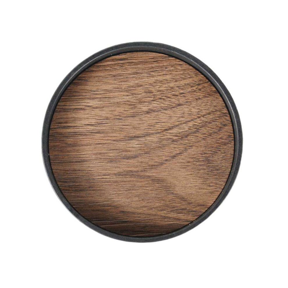 (Black) Round Cup Mat Coaster 10cm Heats-insulated Placemats Anti-skid Mug Pad-image-OPC-PMR9V5X-NEW