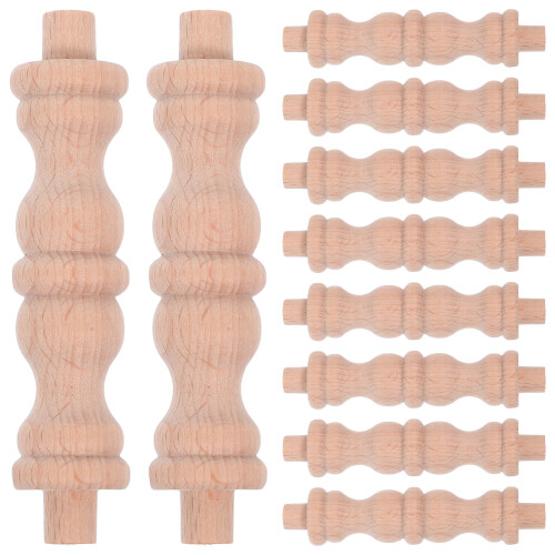 10Pz Piccole Colonne in Khaki Per Vino